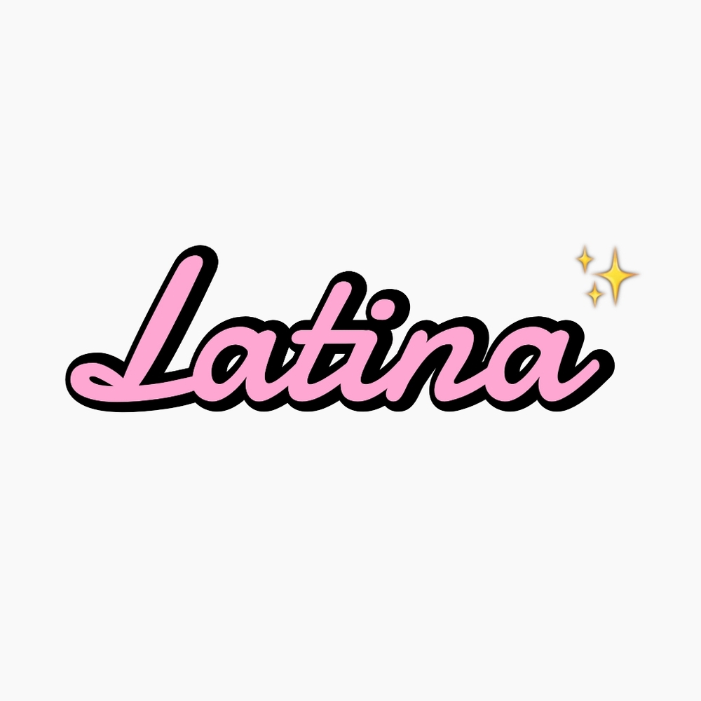 Latina Sticker